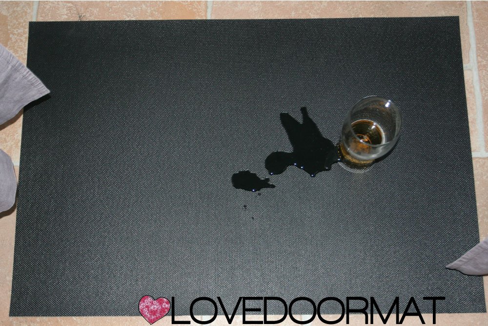 Customized Felt Doormat with Non-Slip Rubber Backing - Handmade in Italy - Washable & Durable - Personalized Welcome Mat for Home & Office Entrance - Perfect Gift for Housewarming & Holidays