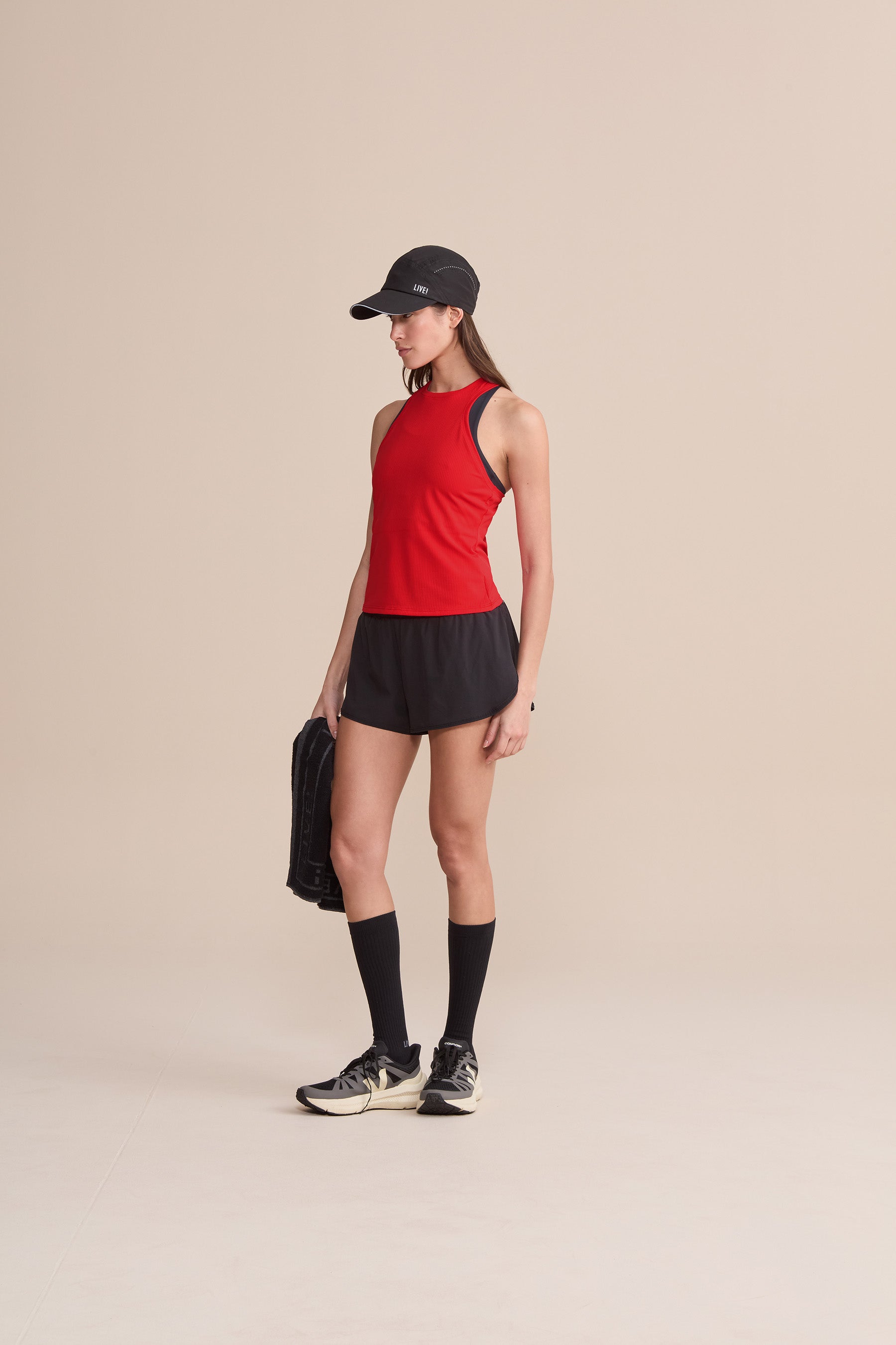 Women's Ribbed Knit Racerback Tank Top - Stretchy Slim Fit Sleeveless Shirt for Yoga, Gym & Summer Outfits
