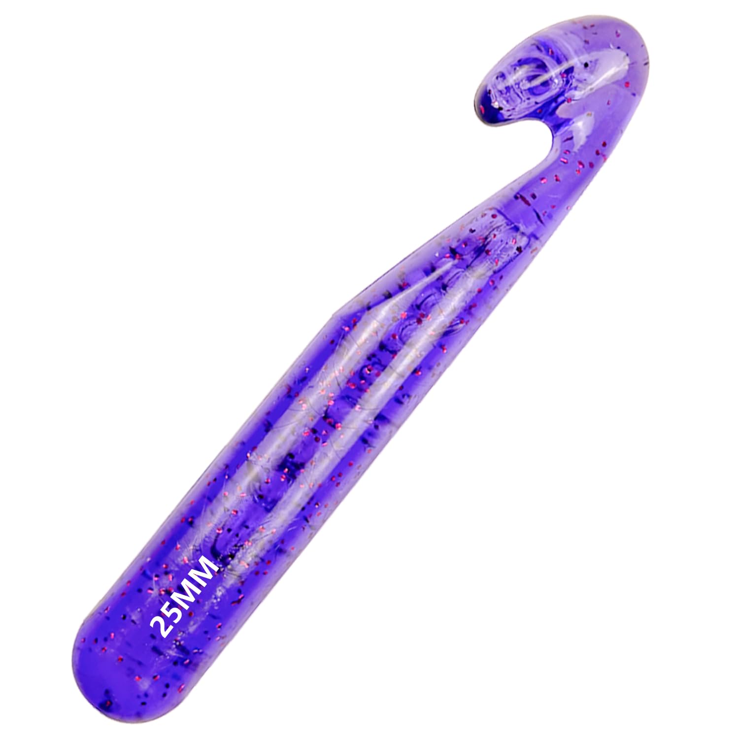 25mm Large Crochet Hook for Chunky Yarn - Ergonomic Plastic Crystal Smooth Crochet Needles for Arthritic Hands - Perfect for DIY Handmade Blankets, Scarves & Home Decor Projects