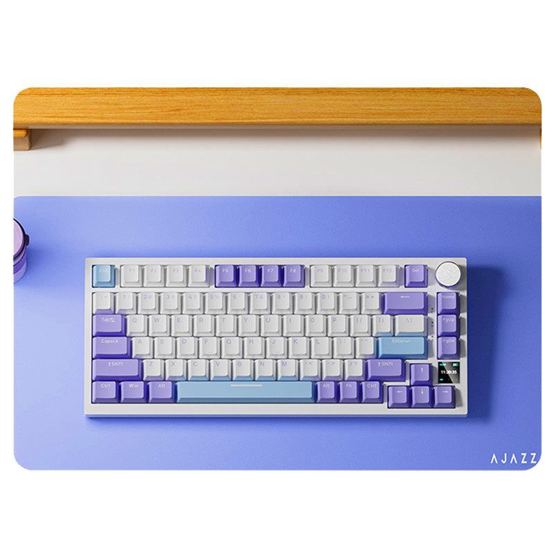 Ajazz AK820 Pro 75% Hot-Swappable Mechanical Keyboard - Gateron Creamy Yellow Switches, RGB Backlit, Wired Gaming Keyboard for PC/Mac - Perfect for Typing, Gaming & Office Work