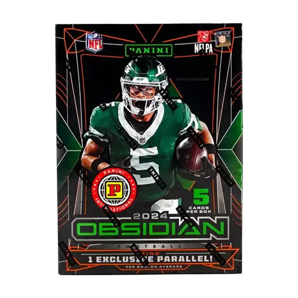 2024 Panini Obsidian Football International Hobby Box - Premium Trading Cards Collection for NFL Fans - Perfect for Collectors, Investors & Fantasy Football Enthusiasts