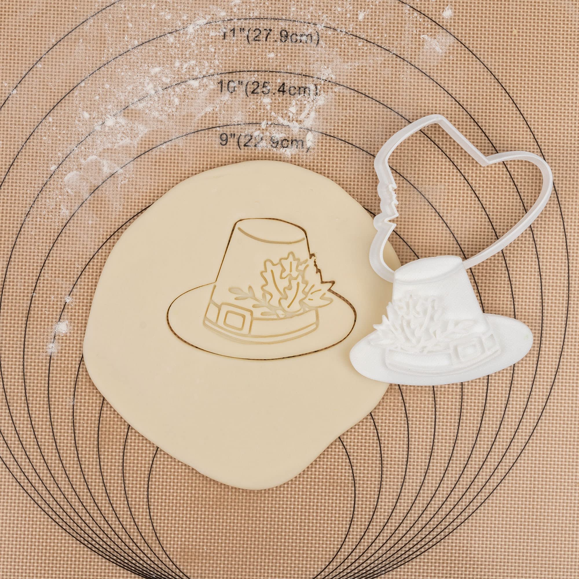 Flycalf Cookie Cutters Set with Plunger Stamps - 3.5