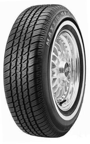Maxxis MA-1 P185/80R13 90S White Wall Tires - Premium All-Season Performance for Classic Cars, Vintage Vehicles & Antique Auto Restoration Projects