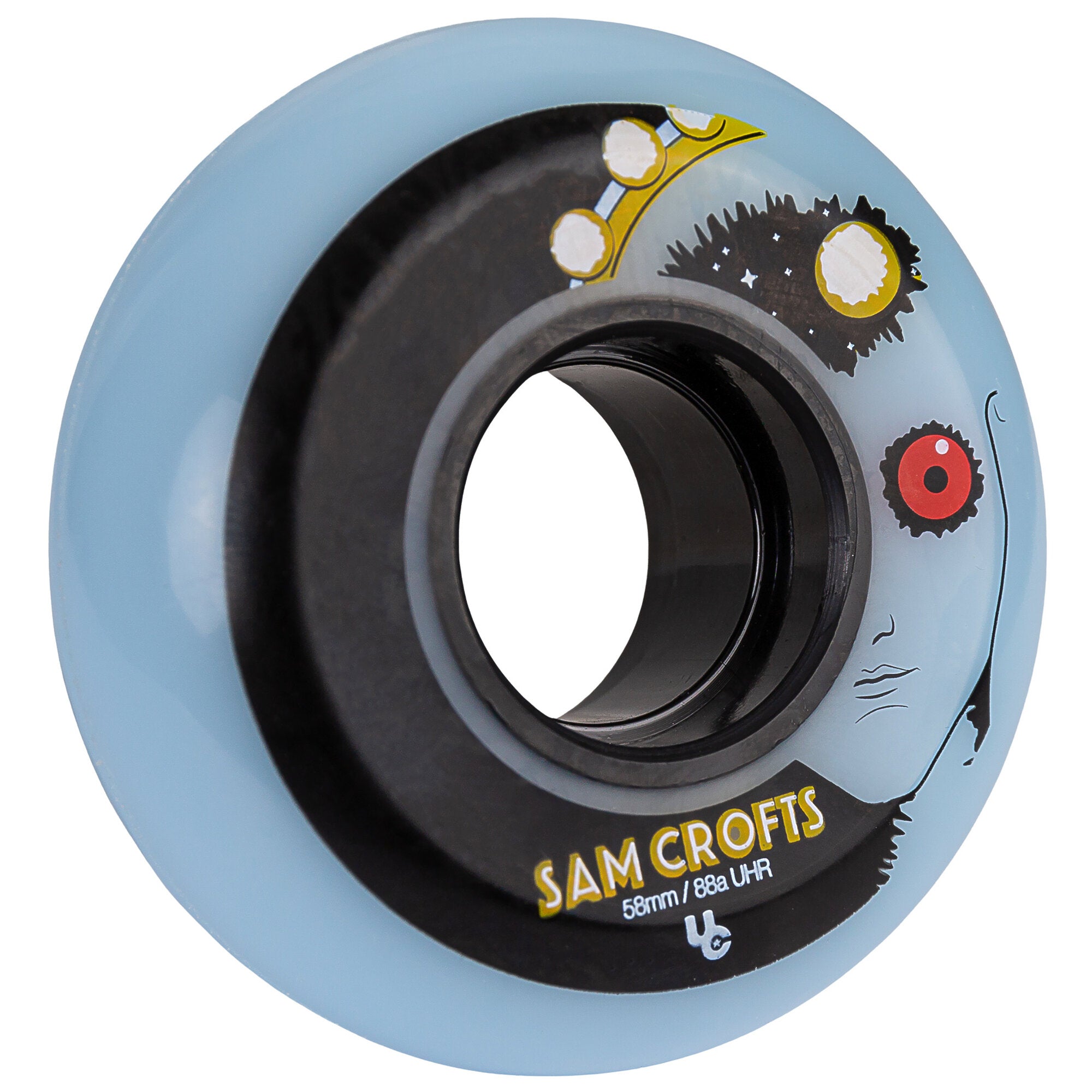 Sam Crofts Movie 58/88A Skateboard Wheels - 4 Pack Set for Street & Park Skating - High Performance Wheels for Smooth Rides & Tricks