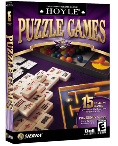 Hoyle Puzzle Games 2003 for PC & Mac - Classic Card & Board Game Collection for Family Game Night & Brain Training