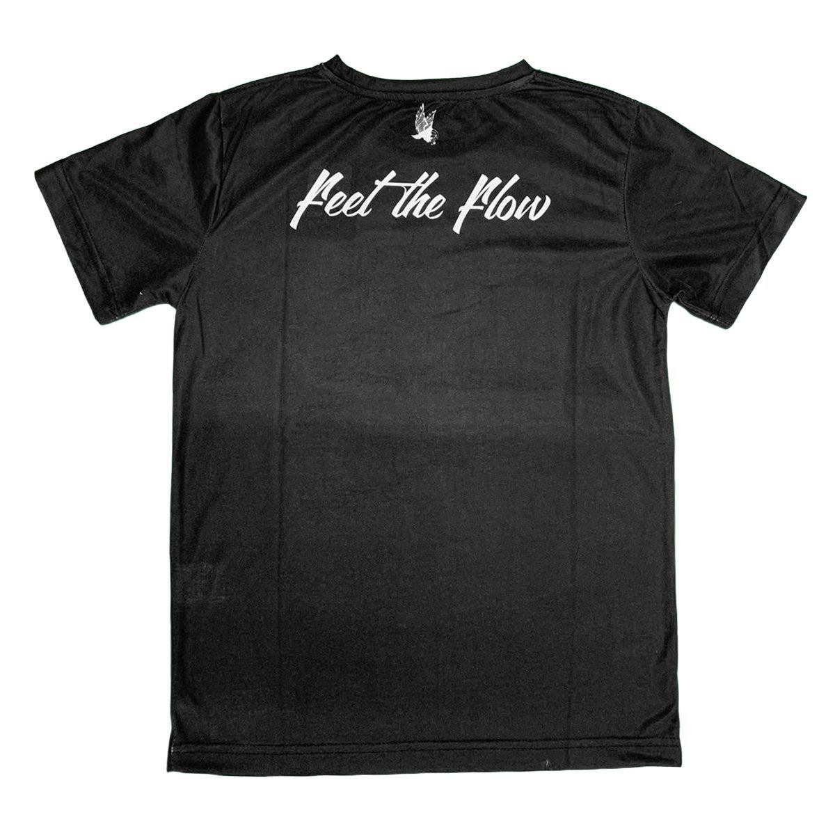 Boys' Feel The Flow Basketball T-Shirt - Breathable Cotton Jersey for Youth Sports & Casual Wear