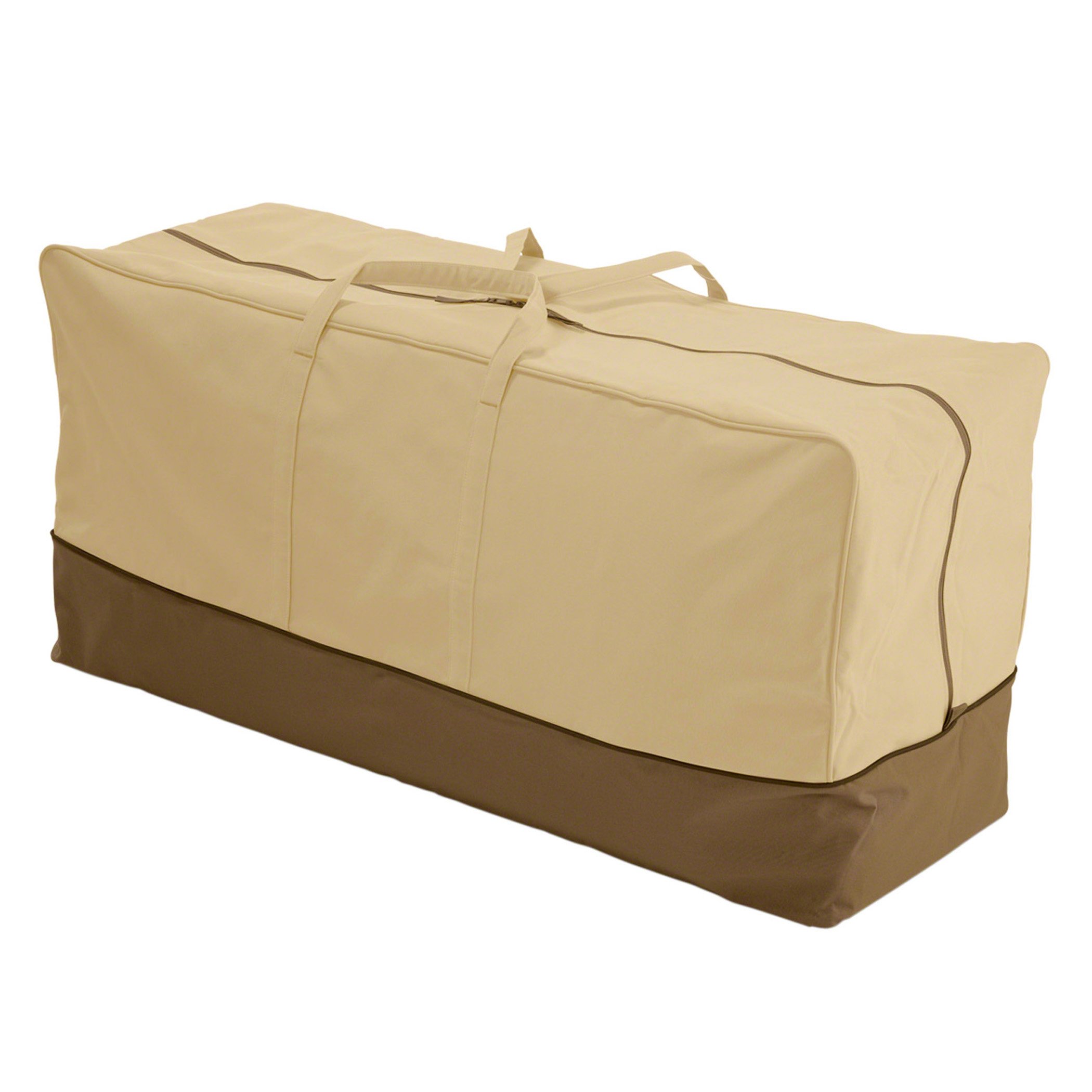 Classic Accessories Veranda Water-Resistant 45.5 Inch Patio Cushion and Cover Storage Bag - Durable Outdoor Furniture Protection for Patio, Deck, and Garden Use