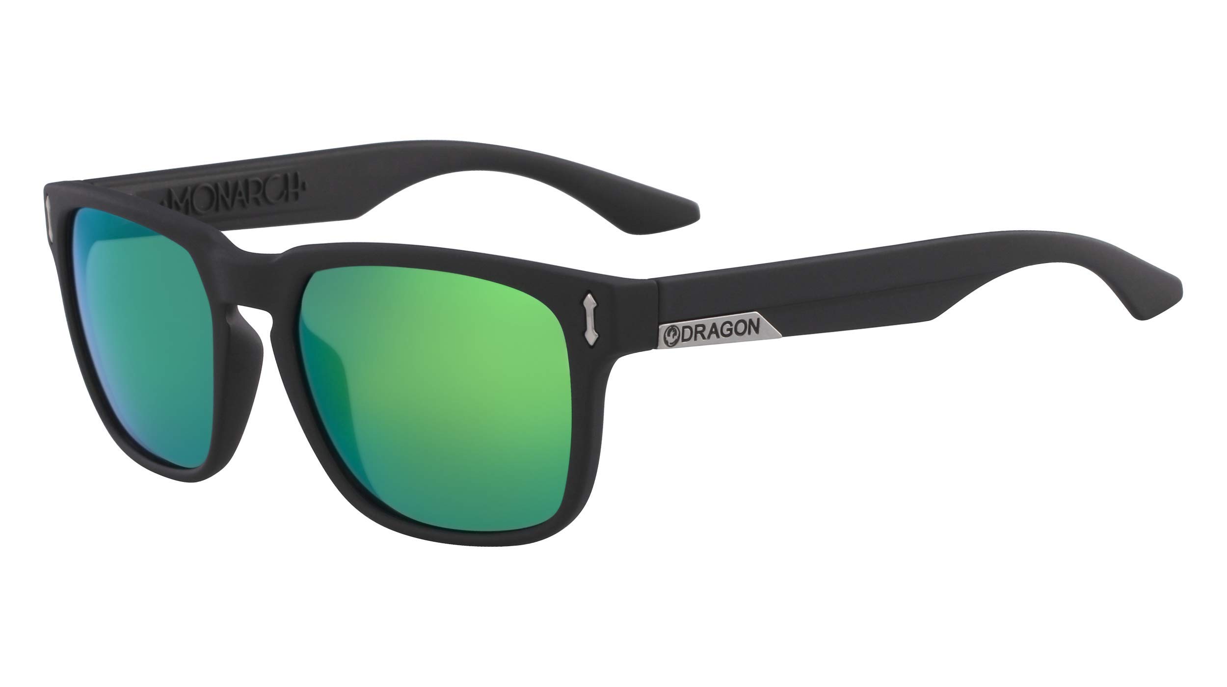 Dragon Men's Monarch Square Sunglasses - UV Protection, Polarized, Retro Style for Driving, Outdoor & Fashion - Perfect for Beach, Travel & Everyday Wear