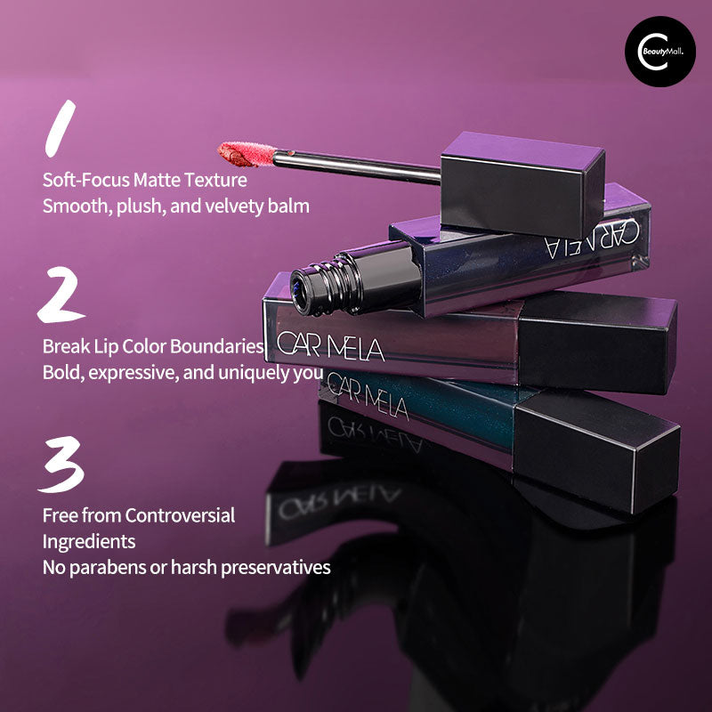 CARMELA Mutant Wasteland Matte Liquid Lipstick - Long Lasting Vegan Lip Clay for Cosplay, Halloween & Gothic Makeup Looks | Cruelty Free Lip Color for Parties & Special Events