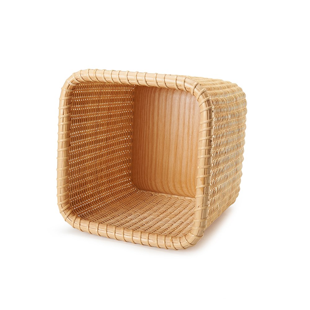 Modern Rattan Tissue Box Holder - Square & Rectangular Facial Tissue Storage for Bathroom Vanity, Bedroom Dresser | Perfect for Home Decor, Spa, Office & Guest Rooms