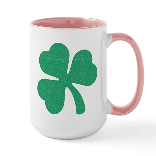 White/Pink Inside - Irish Shamrock