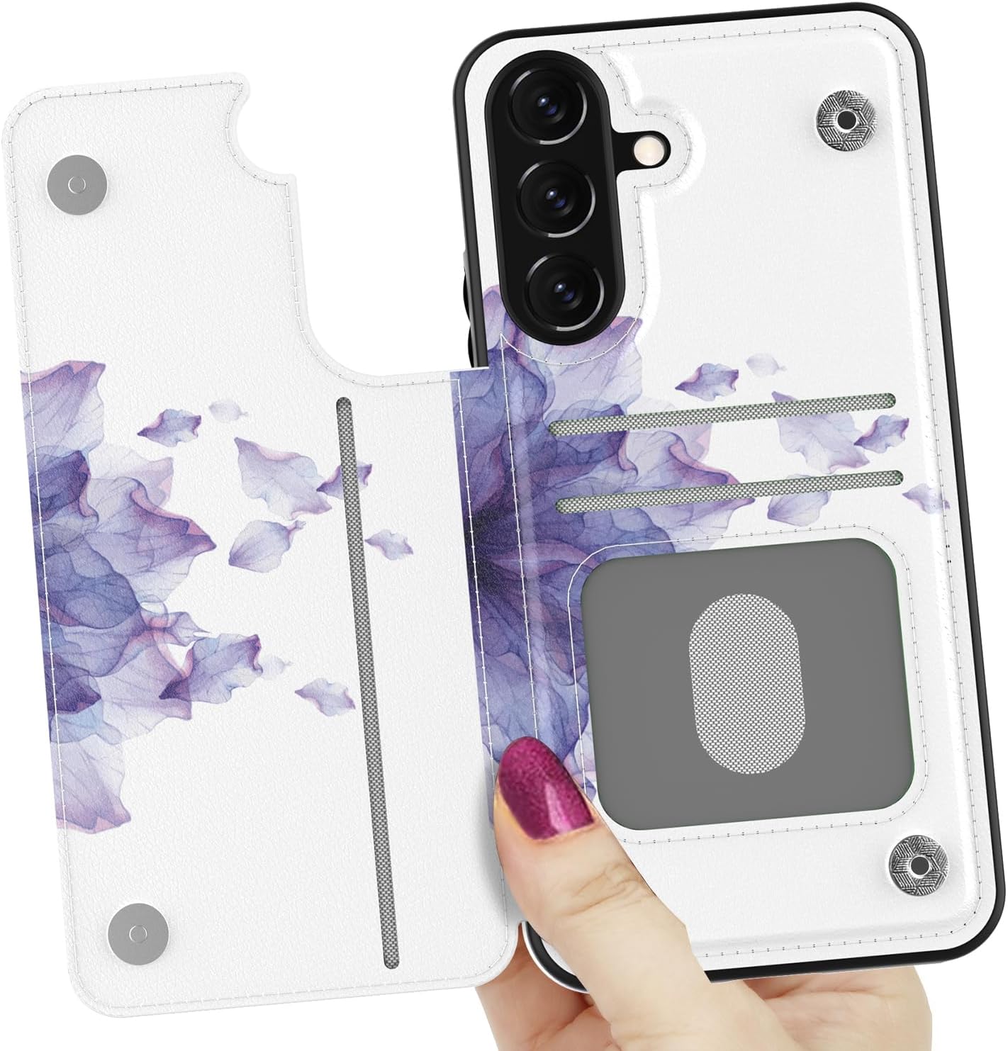 Samsung Galaxy S25 Plus Phone Case with Floral Design - Slim Protective Cover for Shock Absorption & Scratch Resistance - Perfect for Daily Use, Travel & Outdoor Activities