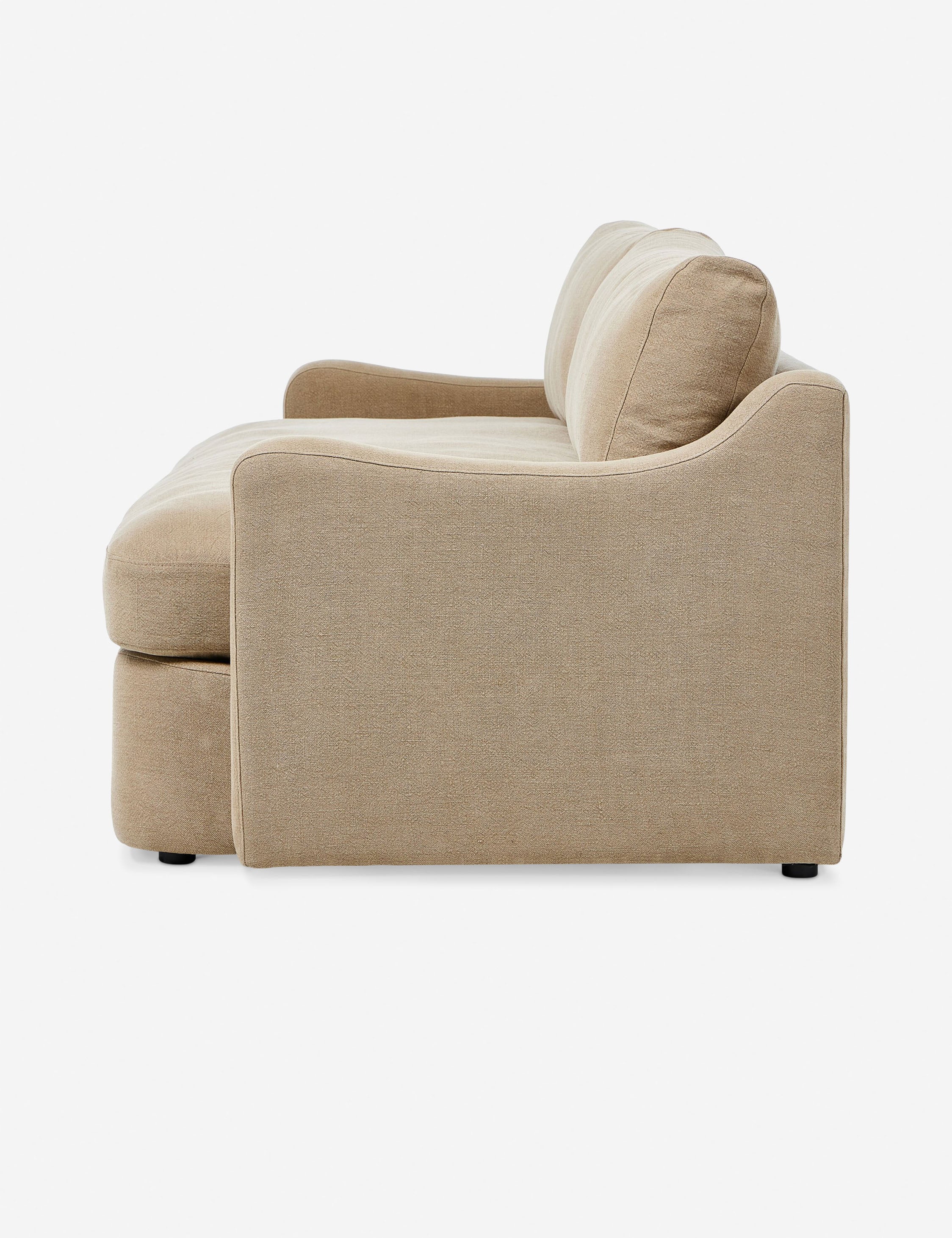 Aurelia Sofa by Amber Lewis x Four Hands - Modern Upholstered Living Room Couch for Cozy Home Decor & Relaxing Comfort