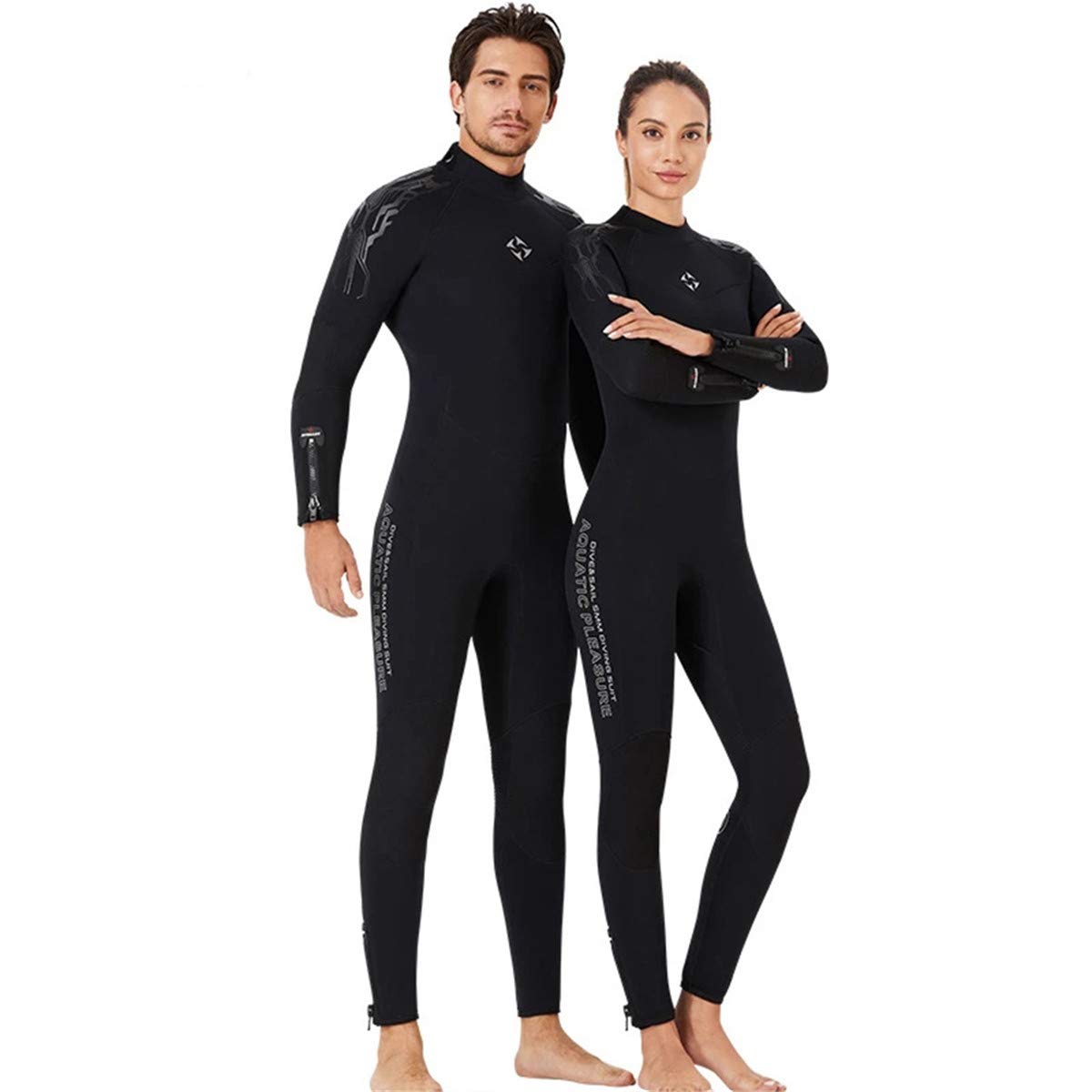 5mm Neoprene Women's Full Body Wetsuit with Back Zip - UV Protection for Snorkeling, Scuba Diving, Surfing & Cold Water Swimming | Perfect for Beach Vacations & Water Sports