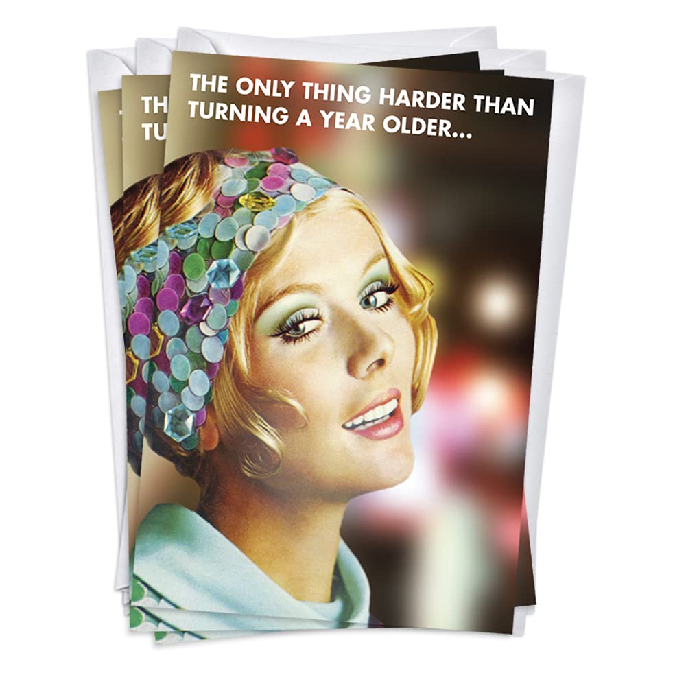 Funny Sober Birthday Cards for Women - 3 Pack Set with Envelopes (5x7) | Wright Home & Gift - Perfect for AA Meetings, Recovery Milestones & Sobriety Celebrations
