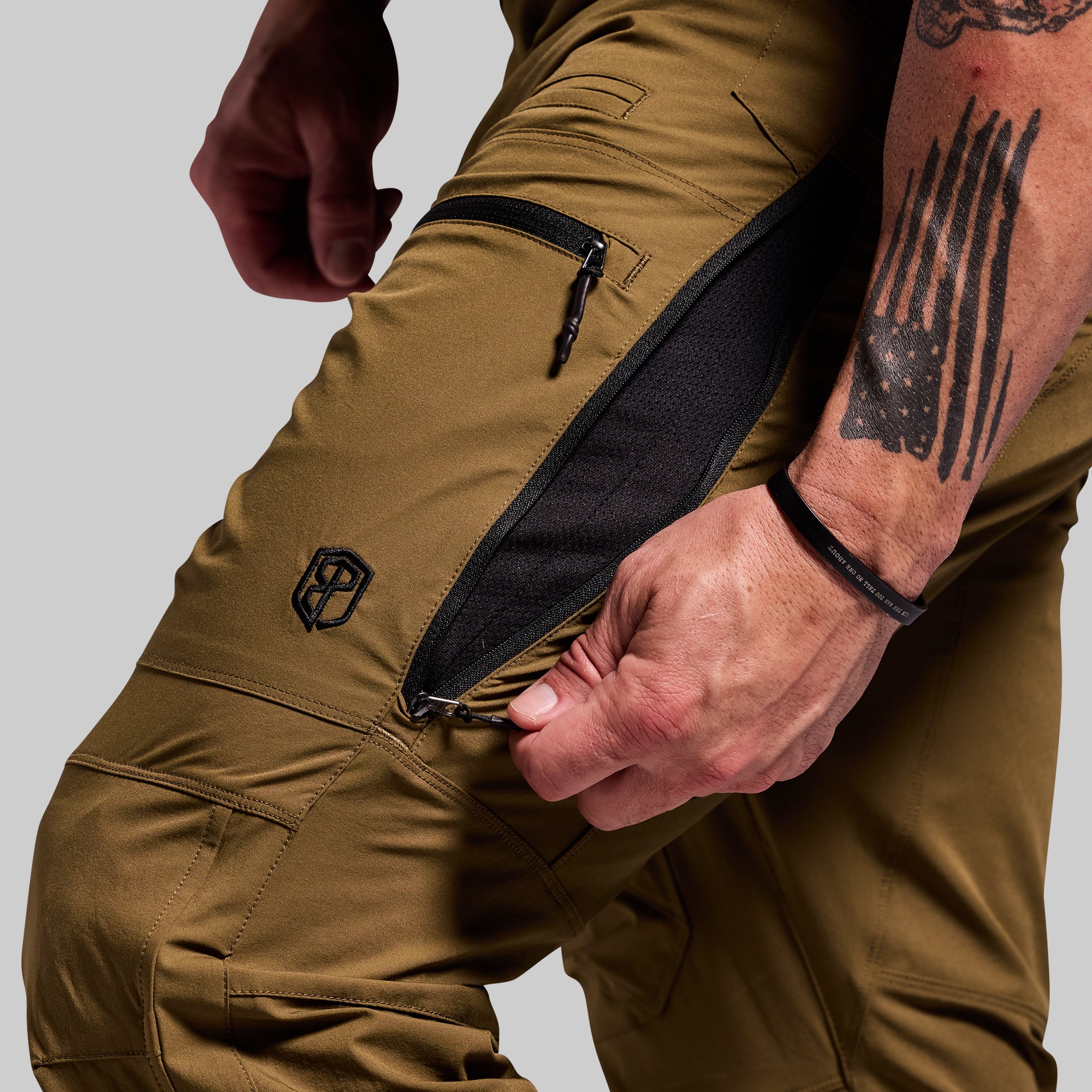 Men's Frontier Pant Light 2.0 - Quick-Dry Hiking Pants with UPF Protection & Stretch (Crocodile Color) - Perfect for Outdoor Adventures, Camping & Travel