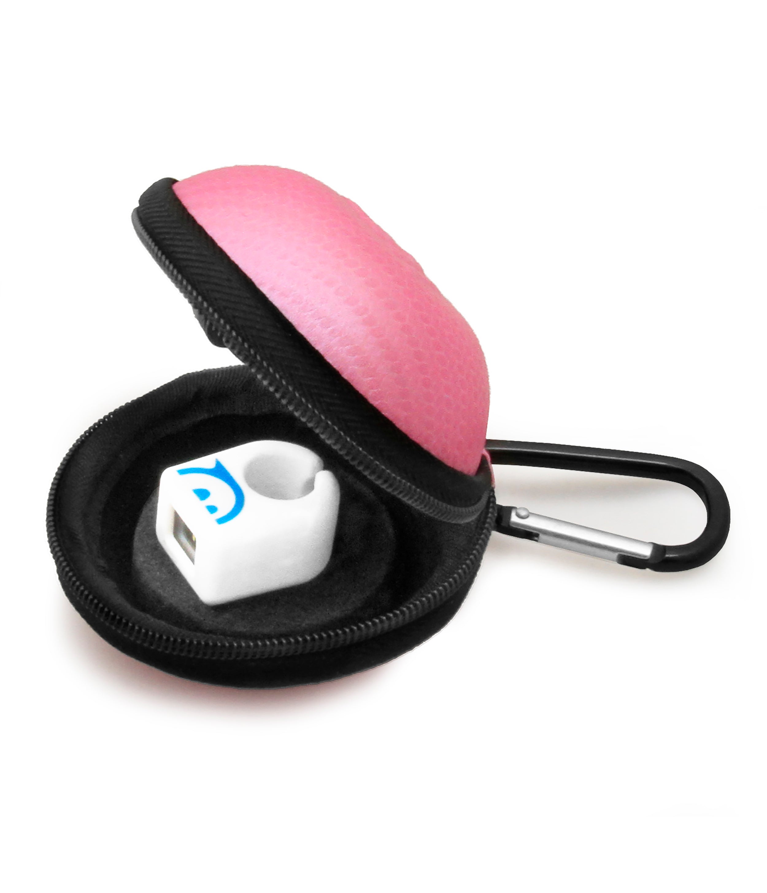 CASEMATIX Blue Protective Carry Case for Sphero Specdrum Music Rings - Compatible with App-Enabled Color Rings & USB Charging Cable (Case Only) - Perfect for Travel, Storage & Music Creation