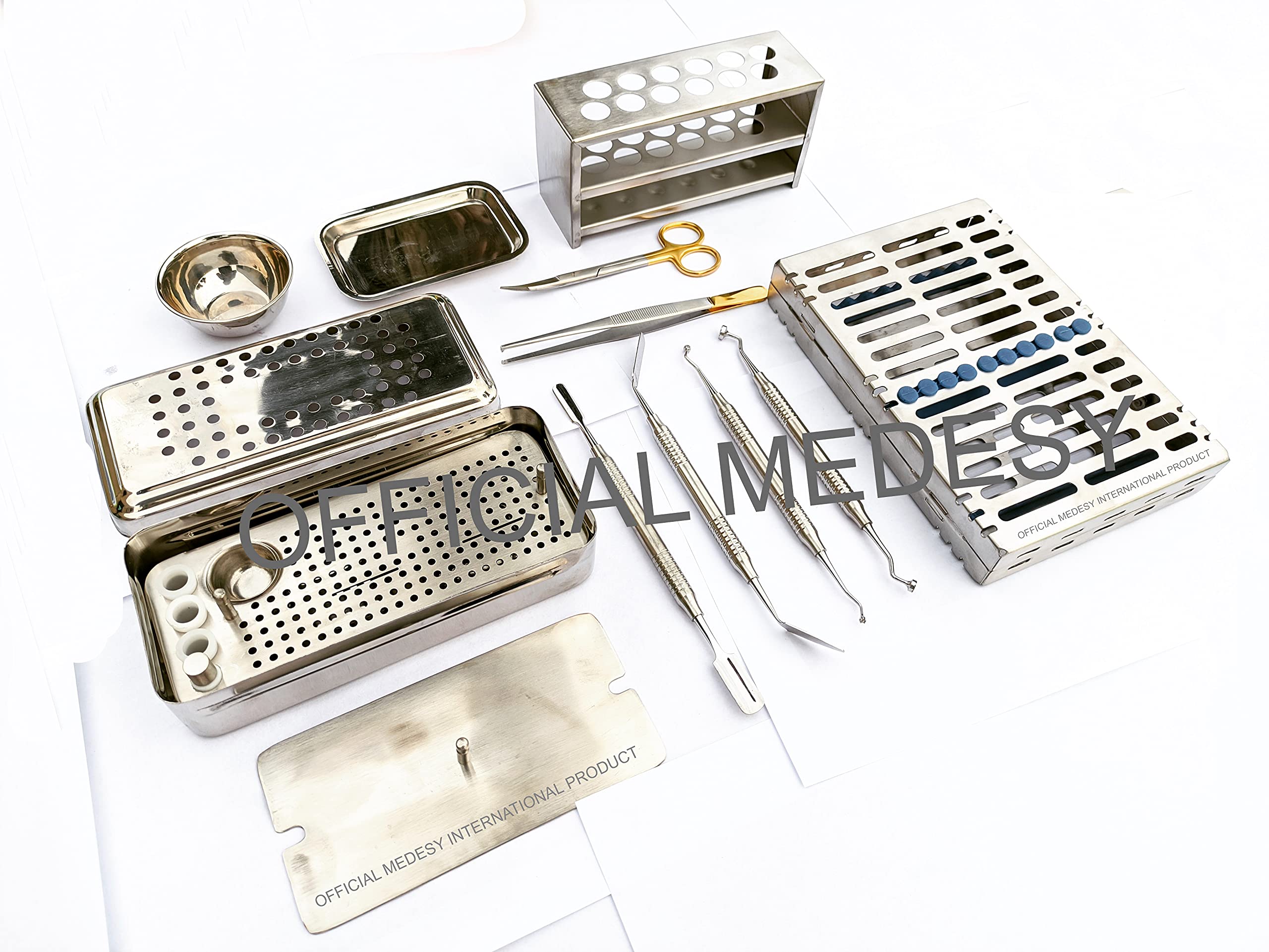 MEDESA Dental PRF Box GRF System - Platelet Rich Fibrin Kit for Implant Surgery with Organizing Cassette & Membrane | Professional Dental Equipment for Oral Surgery, Periodontal Regeneration & Tissue Repair