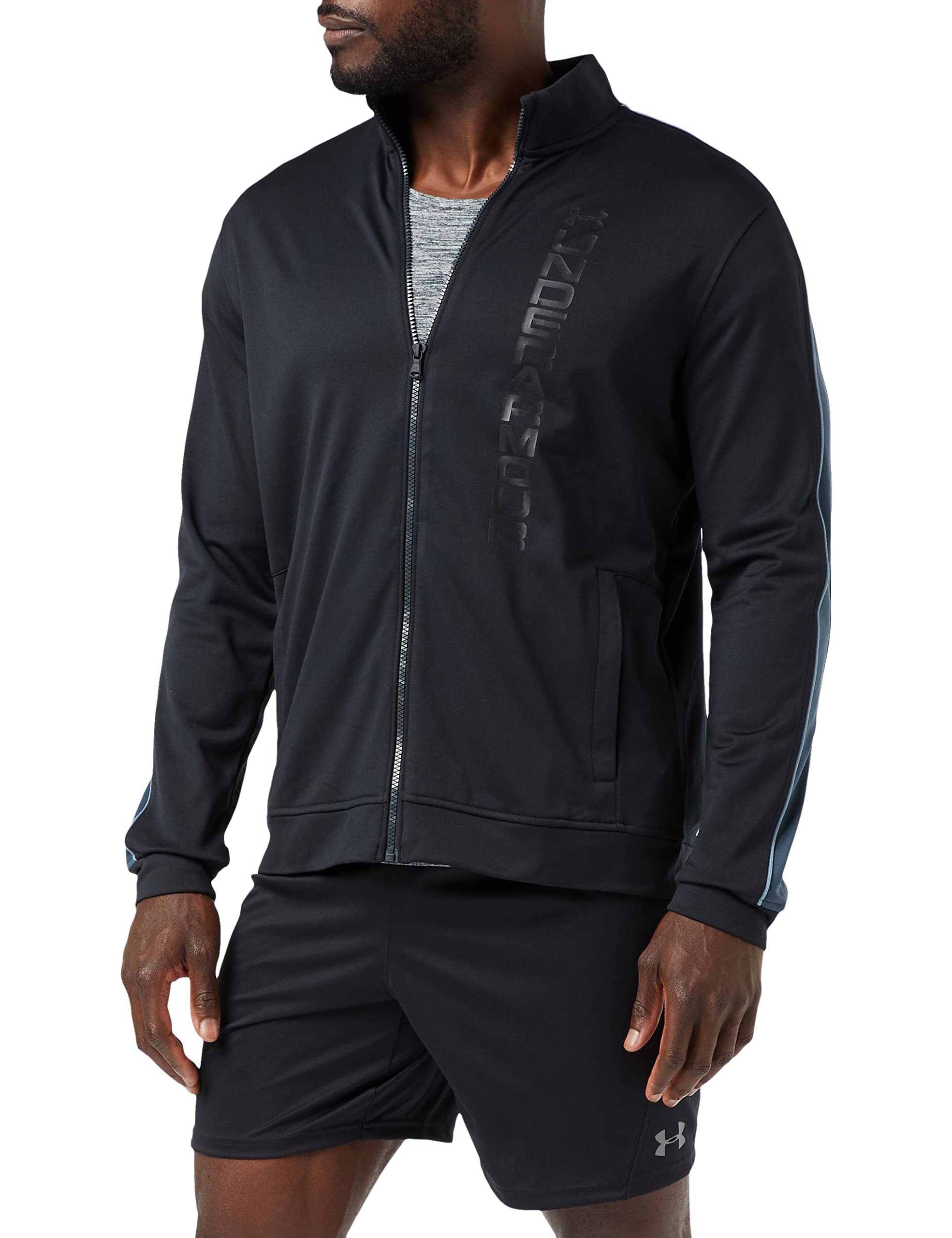Under Armour Men's UA Unstoppable Essential Track Jacket - Lightweight Running Hoodie for Training & Gym Workouts