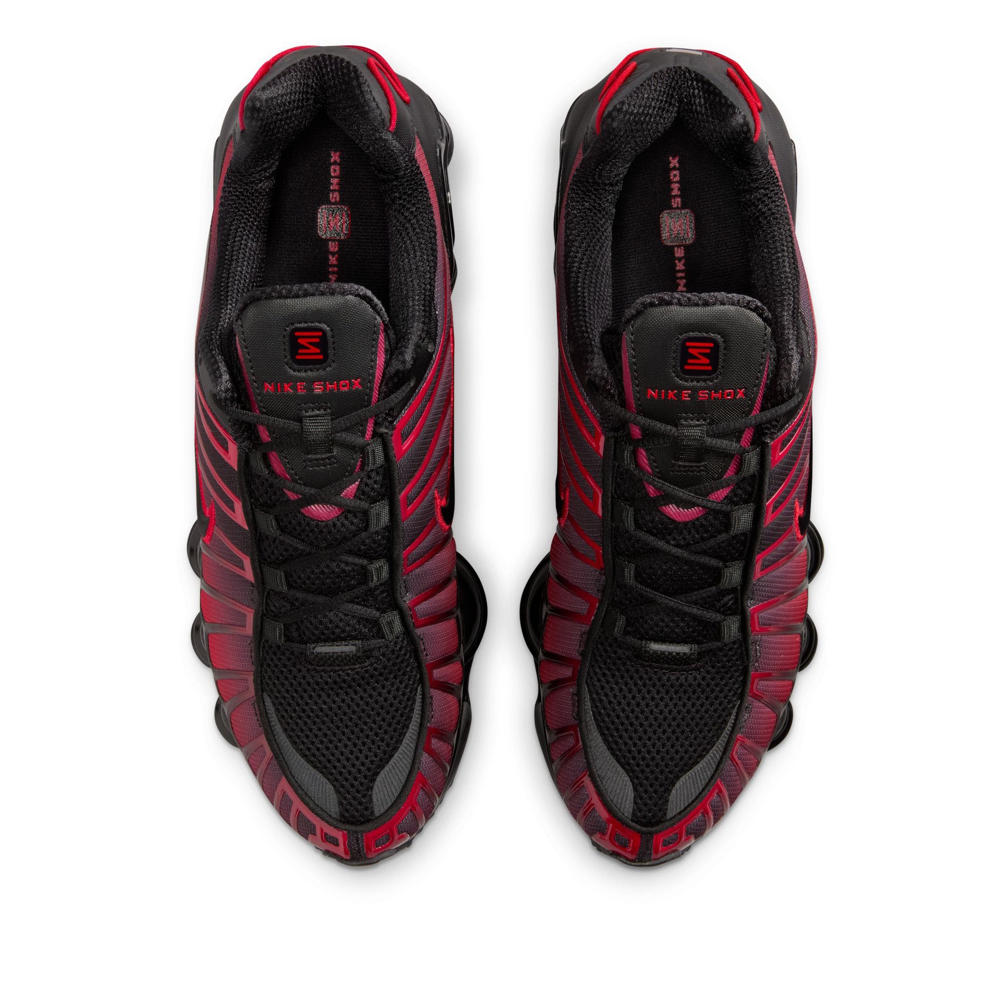 Nike Shox TL Men's Running Shoes - Black/University Red - Lightweight Cushioned Sneakers for Jogging, Gym & Daily Wear