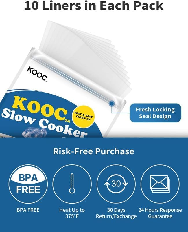 KOOC Slow Cooker Liners 14