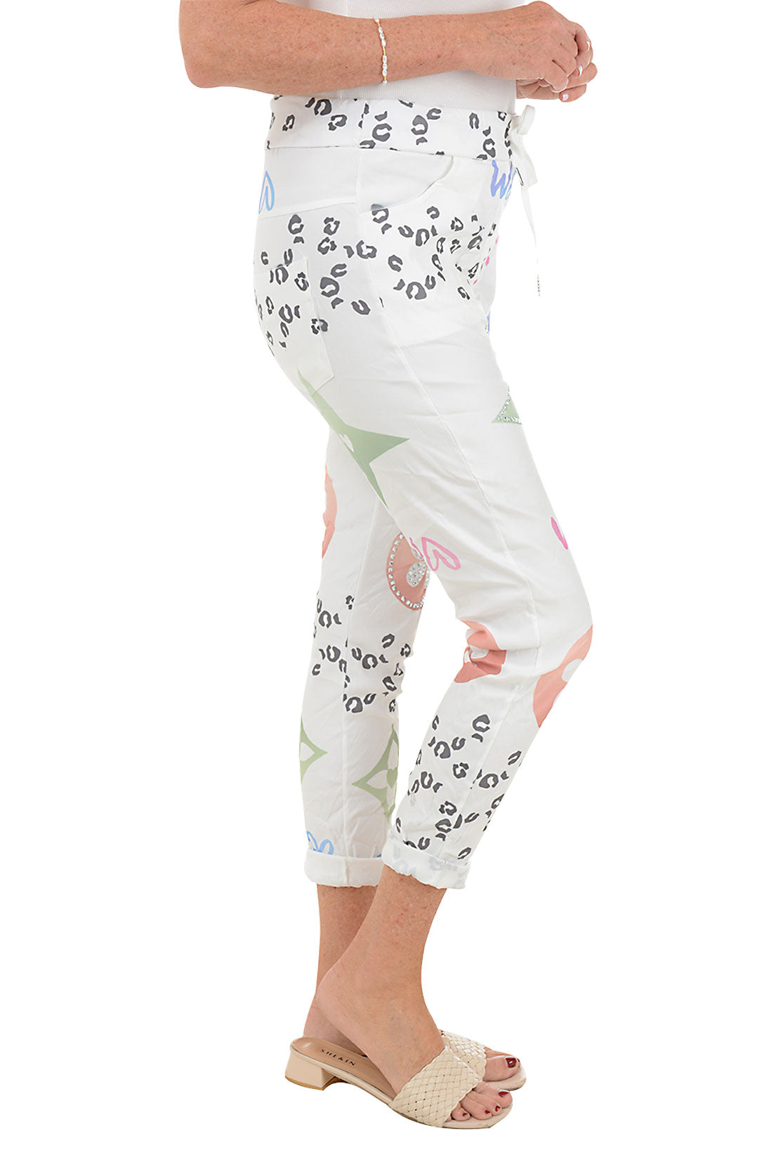 Stylish Black Colorful Logo Jeggings for Women - High Waist Stretch Denim Leggings | Perfect for Casual Wear, Workout & Everyday Outfits