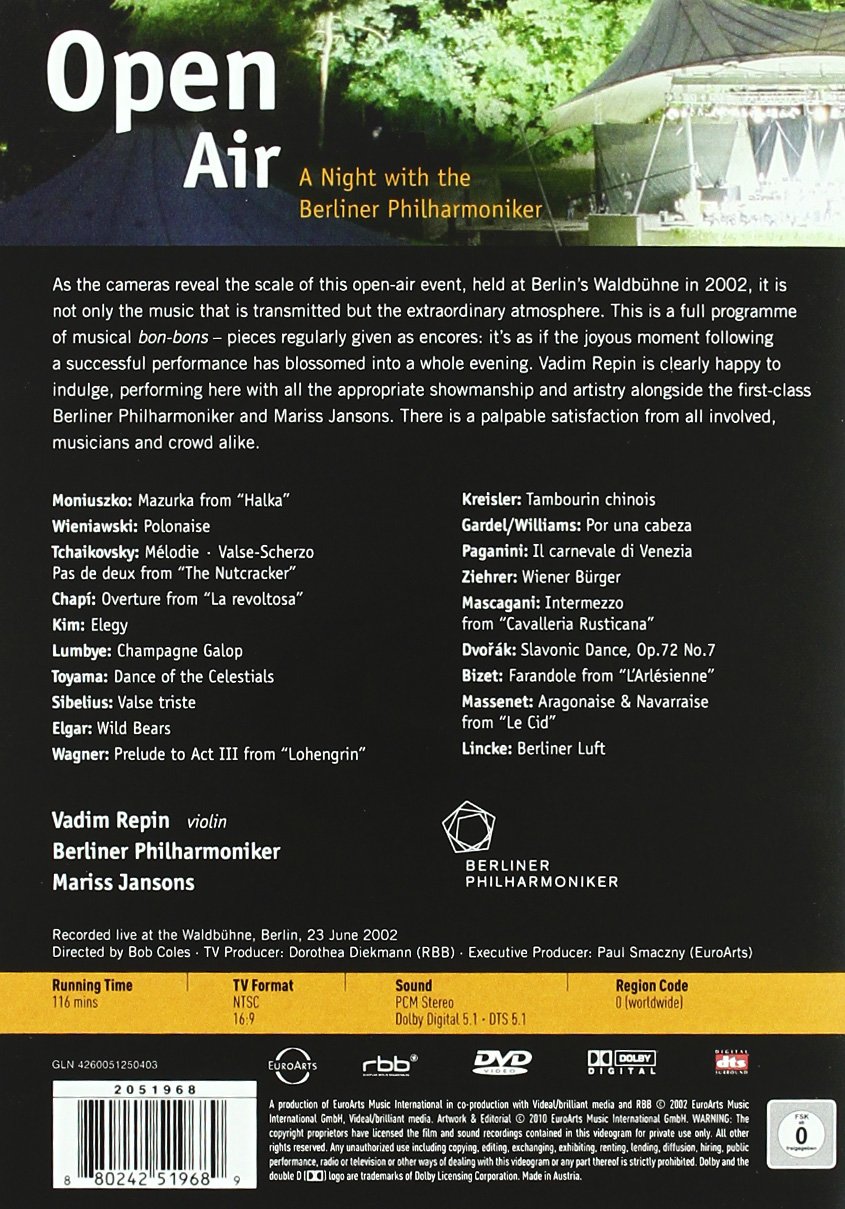 Open Air: A Night with the Berliner Philharmoniker - Live Classical Music Concert Recording - Perfect for Relaxation, Study & Romantic Evenings