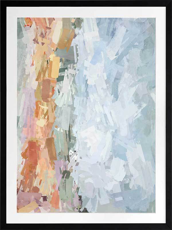 Blue Framed Art Print - Express Yourself with Modern Wall Decor for Living Room, Bedroom & Office