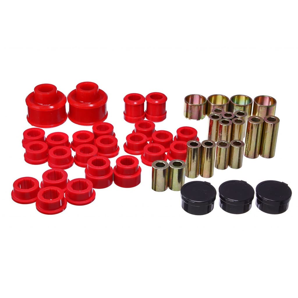 Energy Suspension Rear Control Arm Bushing Set (Red) for 2005-2009 Subaru Legacy | Part# 19.3105R | Improves Handling & Ride Comfort for Daily Driving & Performance Upgrades