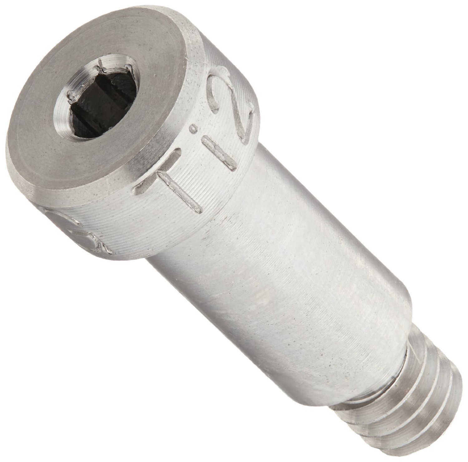 Grade 2 Titanium Shoulder Screw Hex Socket #10-24 - for Machinery & Automotive