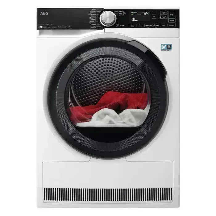 AEG 9kg 9000 Series Heat Pump Dryer - Energy Efficient Tumble Dryer for Large Families | Perfect for Laundry Rooms & Apartments