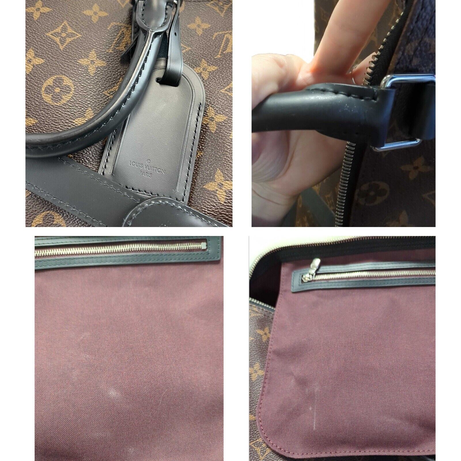 Louis Vuitton Keepall Bandouliere 45 Macassar Monogram Canvas Crossbody Bag - Luxury Travel Duffle for Men & Women | Perfect for Weekend Getaways, Business Trips & Gym Essentials