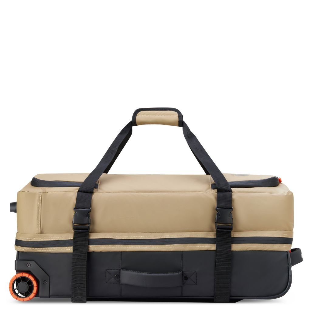 Jeep 73cm 2-Wheel All-Terrain Rolling Duffle Bag - Warm Sand | Heavy-Duty Travel Luggage for Camping, Hiking & Outdoor Adventures