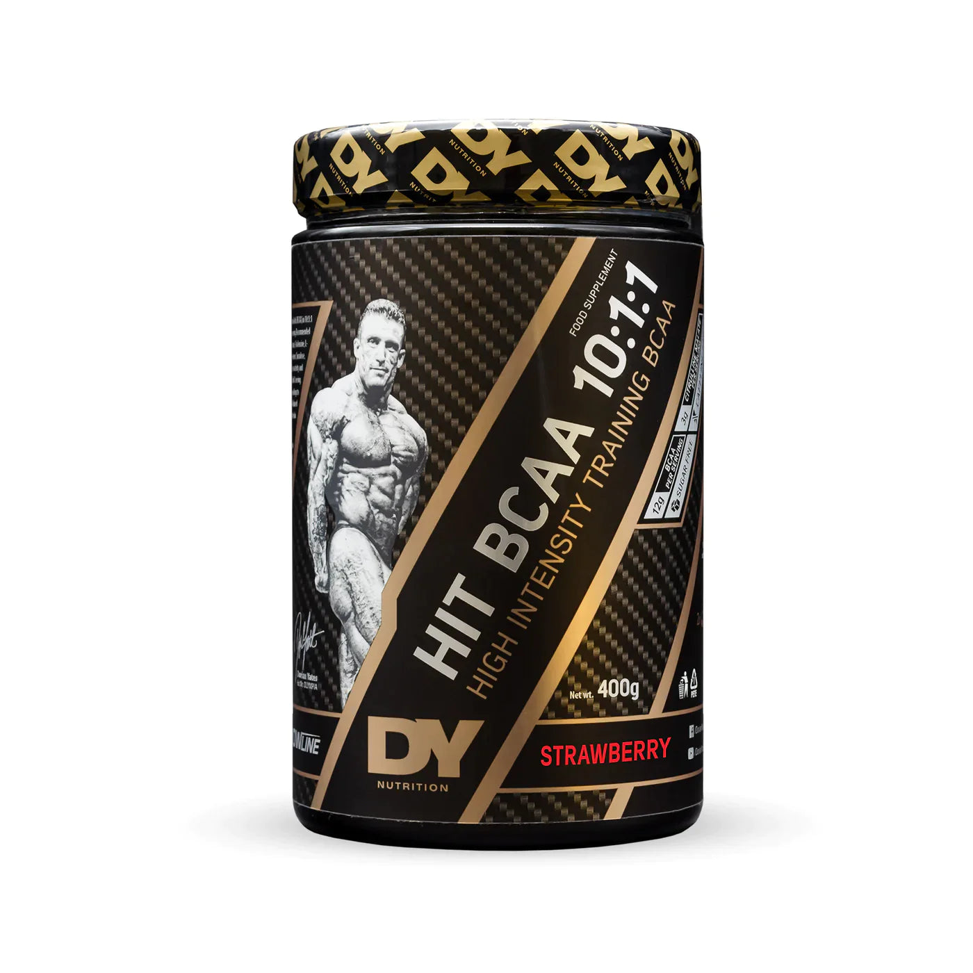 Dorian Yates DY Nutrition Hit BCAA 10:1:1 400g Powder - Premium Branched-Chain Amino Acids for Muscle Recovery & Growth - Ideal for Post-Workout, Fitness & Bodybuilding