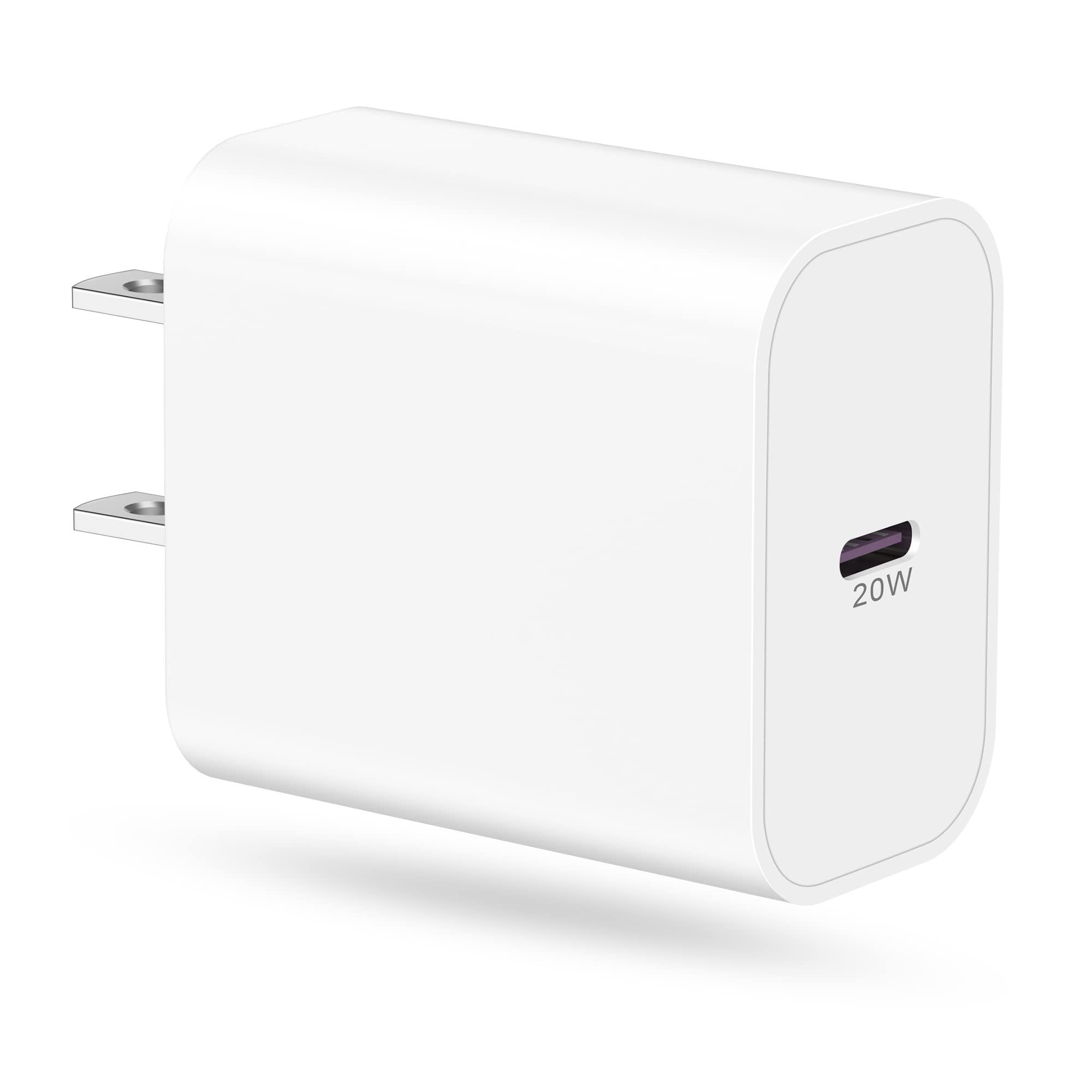 20W USB C Fast Wall Charger for iPhone 16/16 Pro/16 Pro Max/15/14/13 & iPad - PD 3.0 Quick Charge Power Adapter - Compatible with iPhone, iPad Pro/Air/Mini, Samsung Galaxy S24/S23, Google Pixel 9/8/7 - Perfect for Home, Office & Travel Charging