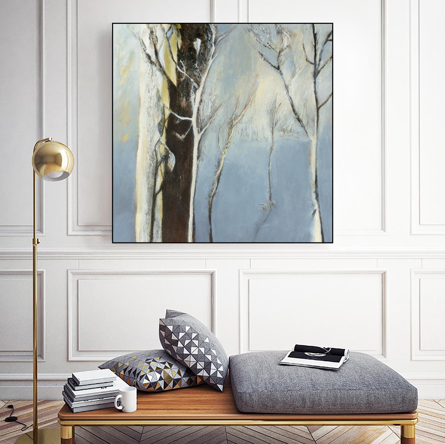 Contemporary Forest 2 - Modern Wall Art Canvas Print for Home & Office Decor | Perfect for Living Room, Bedroom, or Office Space