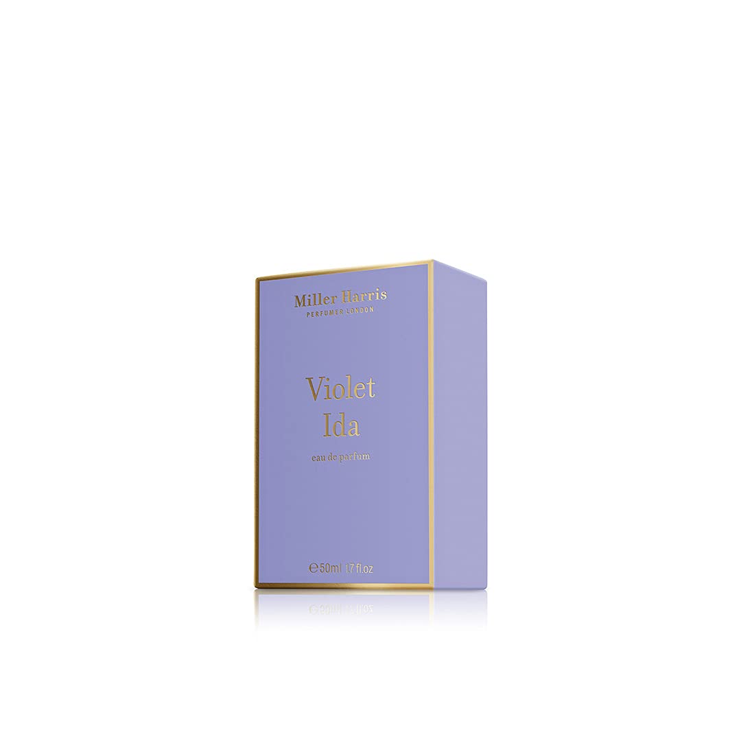 Miller Harris Violet Ida Eau de Parfum 50ml - Floral & Powdery Women's Perfume | Long-Lasting Luxury Fragrance for Date Night & Special Occasions