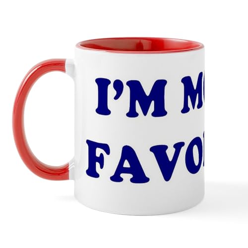 White/Red Inside - I'm MOM's FAVORITE Mug