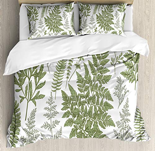 Sage Green and White