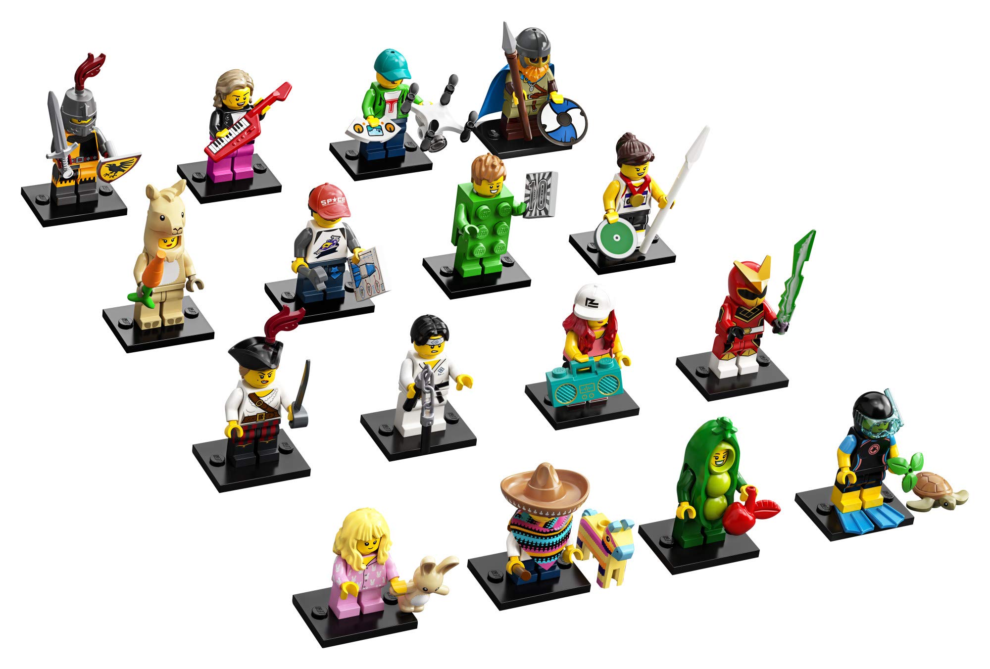 LEGO Minifigures Series 20 (71027) - 16 Collectible Mini Building Figures with Unique Characters - Compatible with All LEGO Sets - Perfect Gift for Kids & Collectors - Great for Playtime, Display & Creative Building Scenes