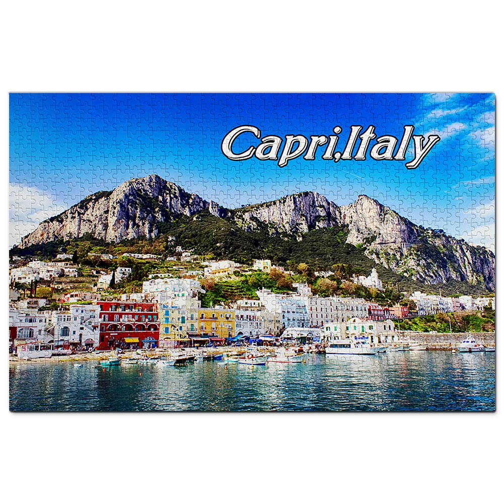 1000-Piece Italy Capri Travel Souvenir Wooden Jigsaw Puzzle - Perfect for Adults, Home Decor & Relaxation