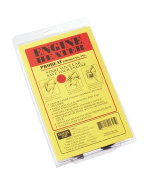 ProHeat 500W Heavy Duty Fluid Reservoir Heater - Model 1325 (4.2 Amp, 120V) for 3-6 Gallon Oil Pans & 20-50 Gallon Hydraulic Systems | Engine & Equipment Winter Warm-Up Solution