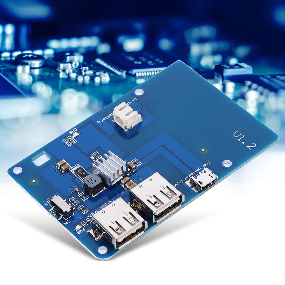 Lipo Battery Expansion Board - 3 Power Pack Expansion Module with Independent Field Power Supply & USB Output for RC Drones, DIY Electronics, and Portable Devices