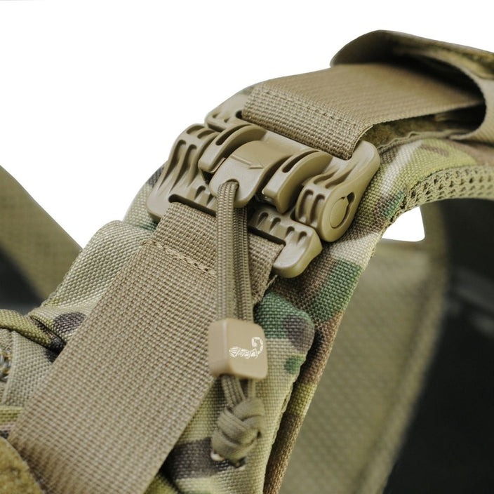 Agilite K19 Tactical Plate Carrier with Quick Release System, Fast Adjust Cummerbund & Admin Pocket - Ideal for Military, Law Enforcement & Airsoft Use