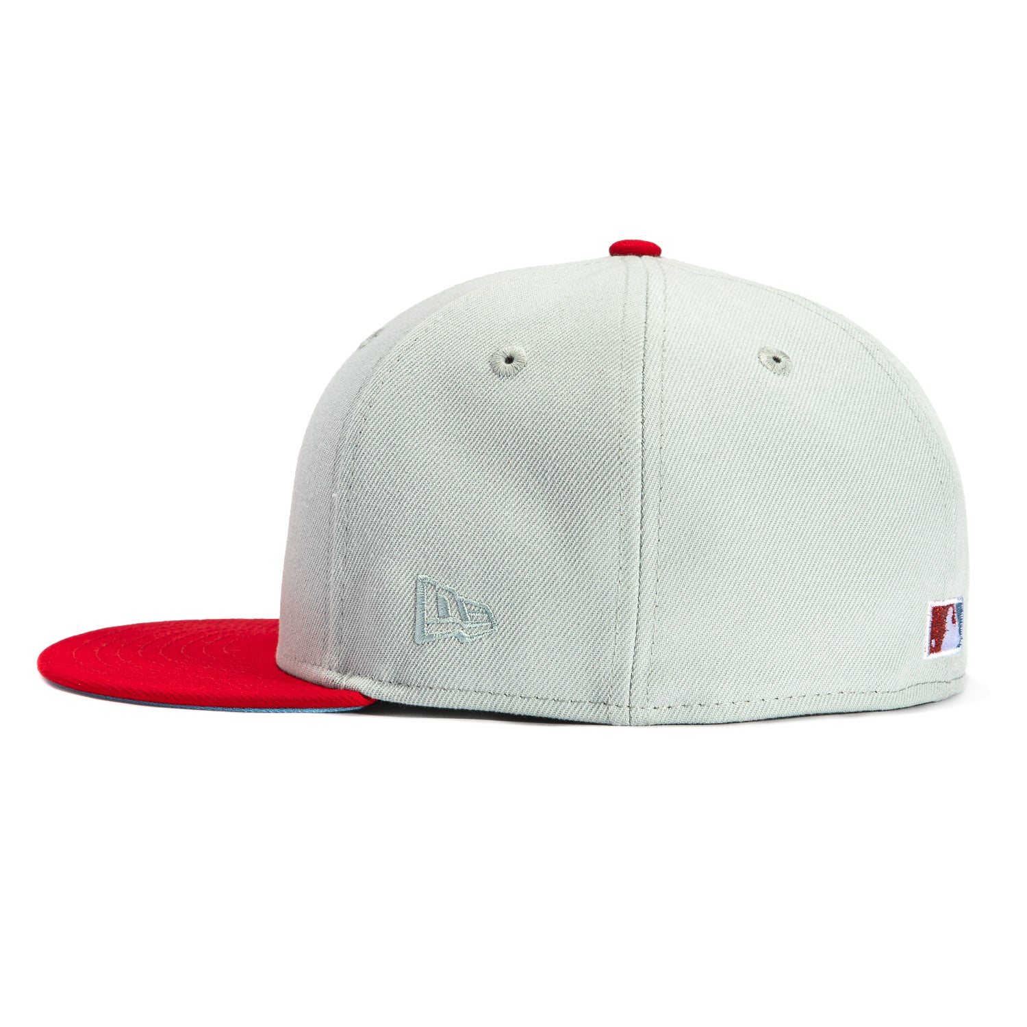 New Era 59Fifty Los Angeles Dodgers 60th Anniversary Patch Logo Baseball Cap - Grey & Red - Adjustable Snapback Hat for Men & Women - Perfect for Baseball Games, Sports Events & Streetwear Fashion