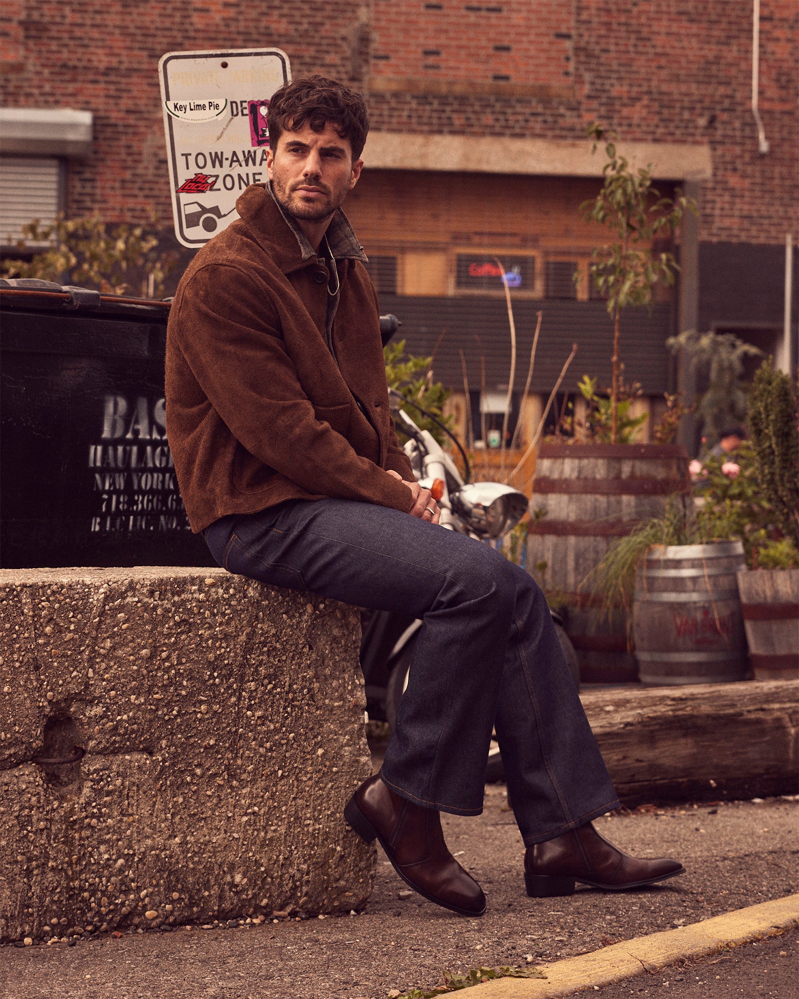 Haynes Genuine Brown Leather Jacket for Men - Premium Quality, Durable & Stylish - Perfect for Casual Wear, Outdoor Adventures & Motorcycle Riding