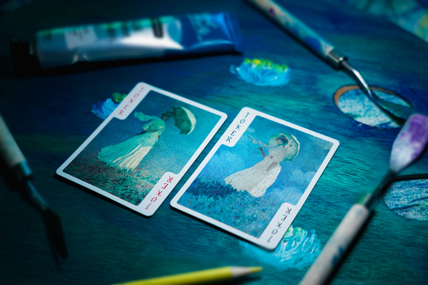 Monet Playing Cards - Premium Waterproof & Durable Deck for Poker, Magic Tricks & Card Games | Perfect for Casino Nights, Travel & Gifts