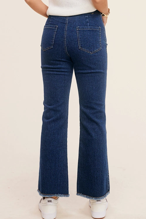 Flare Jeans for Women - High Waisted Stretch Denim Bootcut Pants | Perfect for Casual Wear, Office & Night Out
