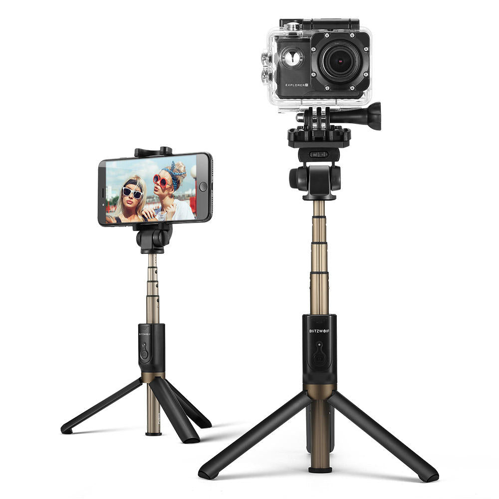 GoPro Mobile Selfie Stick & Tripod - Extendable Aluminum Alloy Camera Mount for Smartphones & Action Cameras - Perfect for Vlogging, Travel, and Outdoor Adventures