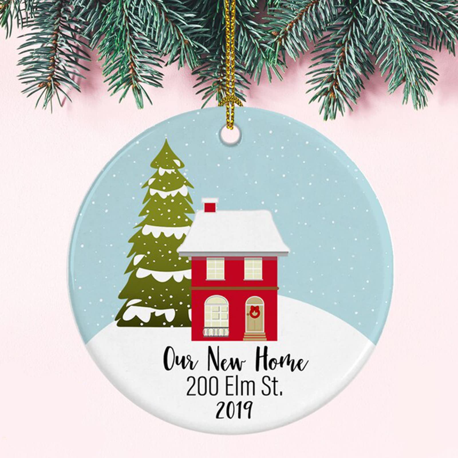 Personalized Home Ornament - Unique Housewarming Gift for New Homeowners | Perfect for Housewarming Parties, New Home Decor & Thoughtful Present